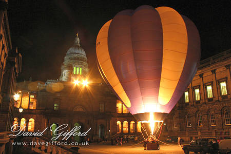Balloon Night Glow at Old College