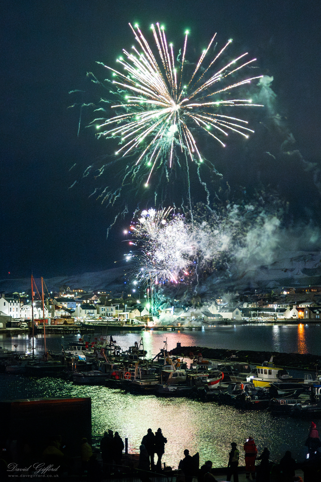 Photo: Scalloway Fire Festival 2025: Fireworks